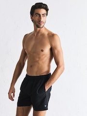 أسود - Essential 4 Inch Swim Shorts - Image 2 of 11