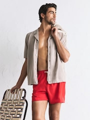 Red Motion-Flex 5 Inch Swim Shorts - Image 4 of 9