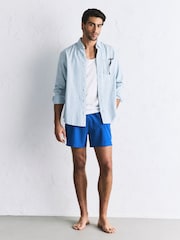 Cobalt Blue Motion-Flex 5 Inch Swim Shorts - Image 4 of 9