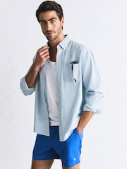 Cobalt Blue Motion-Flex 5 Inch Swim Shorts - Image 5 of 9