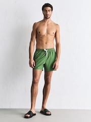 Khaki Green Motion-Flex 5 Inch Swim Shorts - Image 4 of 10
