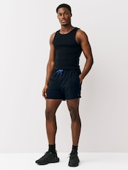 Blue/Black Mock Waistband Swim Shorts - Image 4 of 8