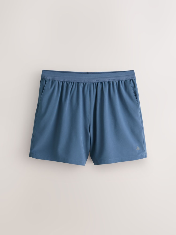 أزرق بترولي - Active Gym to 5" Swim Shorts - Image 1 of 3