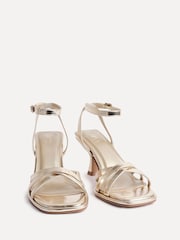 Linzi Gold Faro Strappy Heeled Sandals - Image 2 of 5