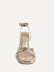 Linzi Gold Faro Strappy Heeled Sandals - Image 3 of 5