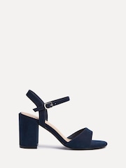 Linzi Blue Soul Open Back Barely There Block Heel Sandals - Image 2 of 5