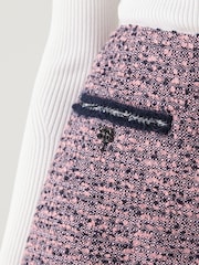 LK Bennett Pink Charlie Tweed Skirt - Image 3 of 4