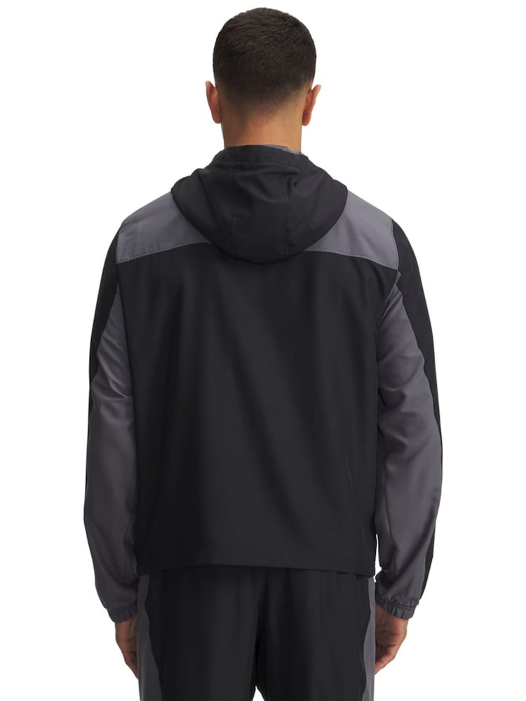Under Armour Black/Grey Tech Sport Woven Jacket - Image 2 of 3 Under Armour Black/Grey Tech Sport Woven Jacket - Image 2 of 3