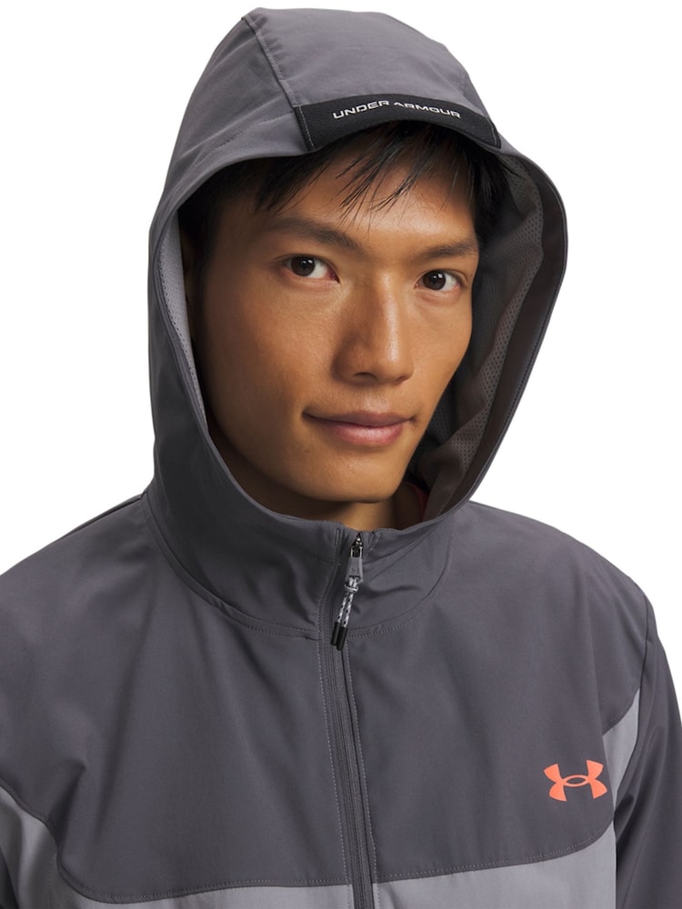 Under Armour Grey Tech Utility Woven Jacket - Image 3 of 3