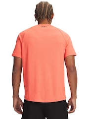 Röd/Svart - Under Armour Tech Kort ärm  Crew T-shirt - Bild 2 av 3