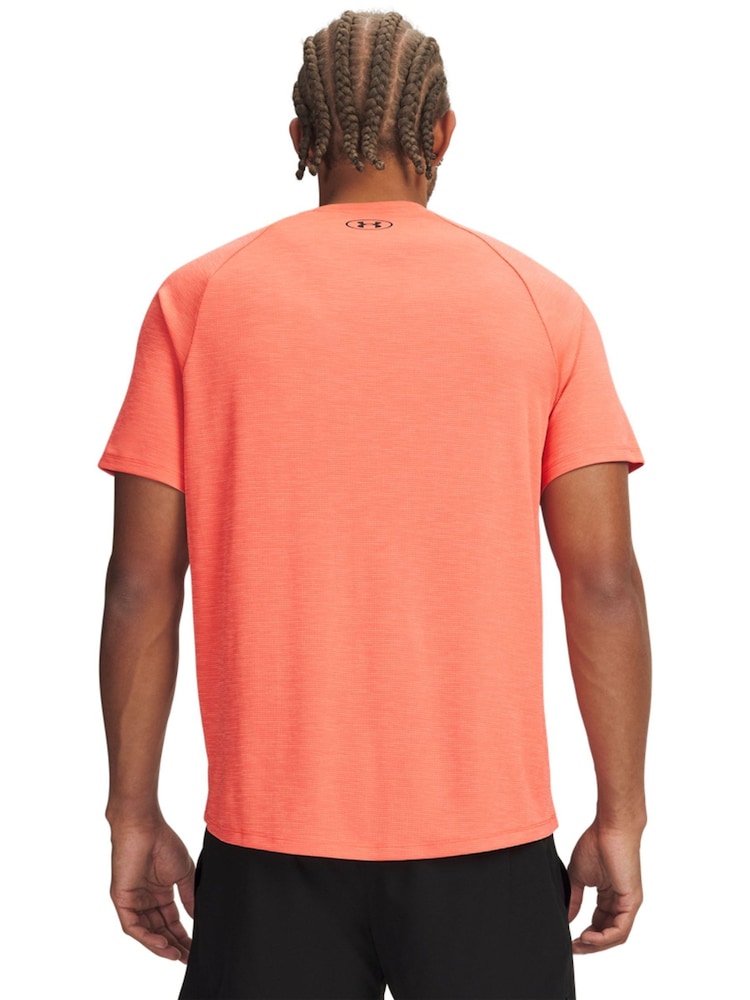 Röd/Svart - Under Armour Tech Kort ärm  Crew T-shirt - Bild 2 av 3
