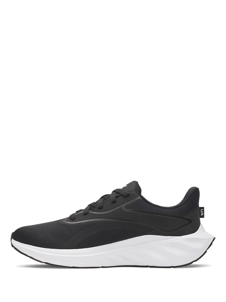 Under Armour Black/White Ascend Trainers - Image 2 of 5 Under Armour Black/White Ascend Trainers - Image 2 of 5