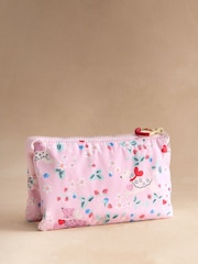 Cath Kidston Pink/ Purple Floral Print Travel Pouch - Image 2 of 4