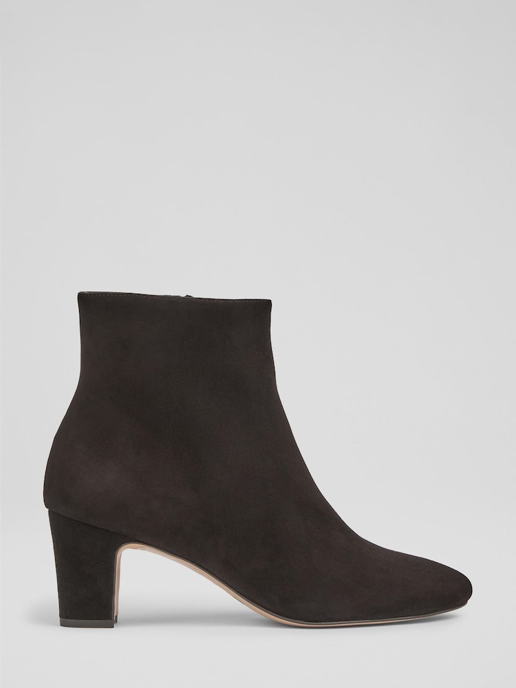 LK Bennett Red Conway Crinkled Patent Ankle Boots - Image 1 of 3 LK Bennett Red Conway Crinkled Patent Ankle Boots - Image 1 of 3