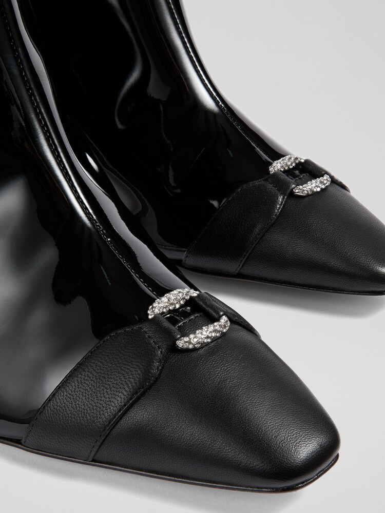 LK Bennett Black Hylda Ankle Boots - Image 4 of 4