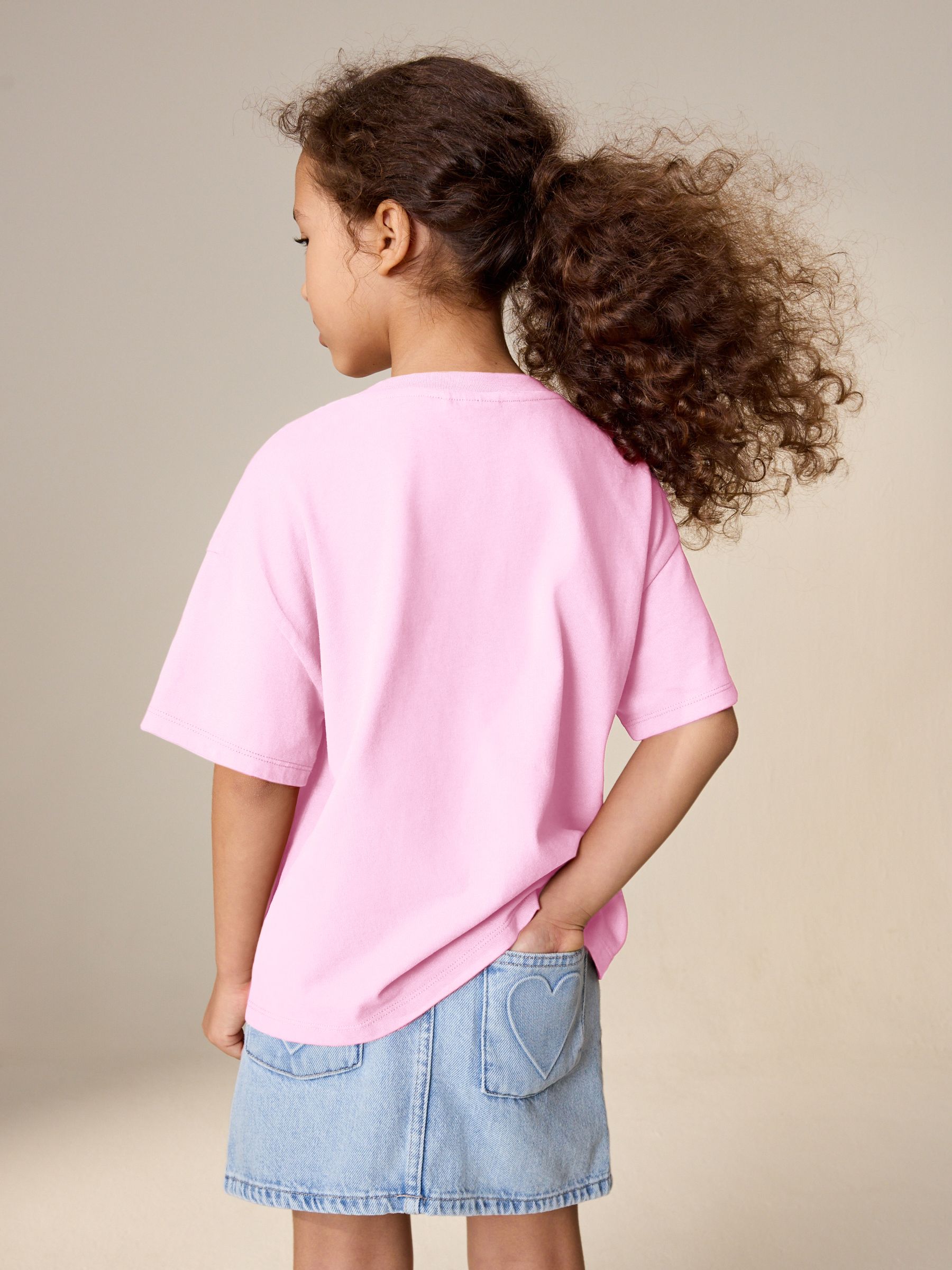 Buy Pink Sequin Heart T-Shirt (3-16yrs) from the Next UK online shop