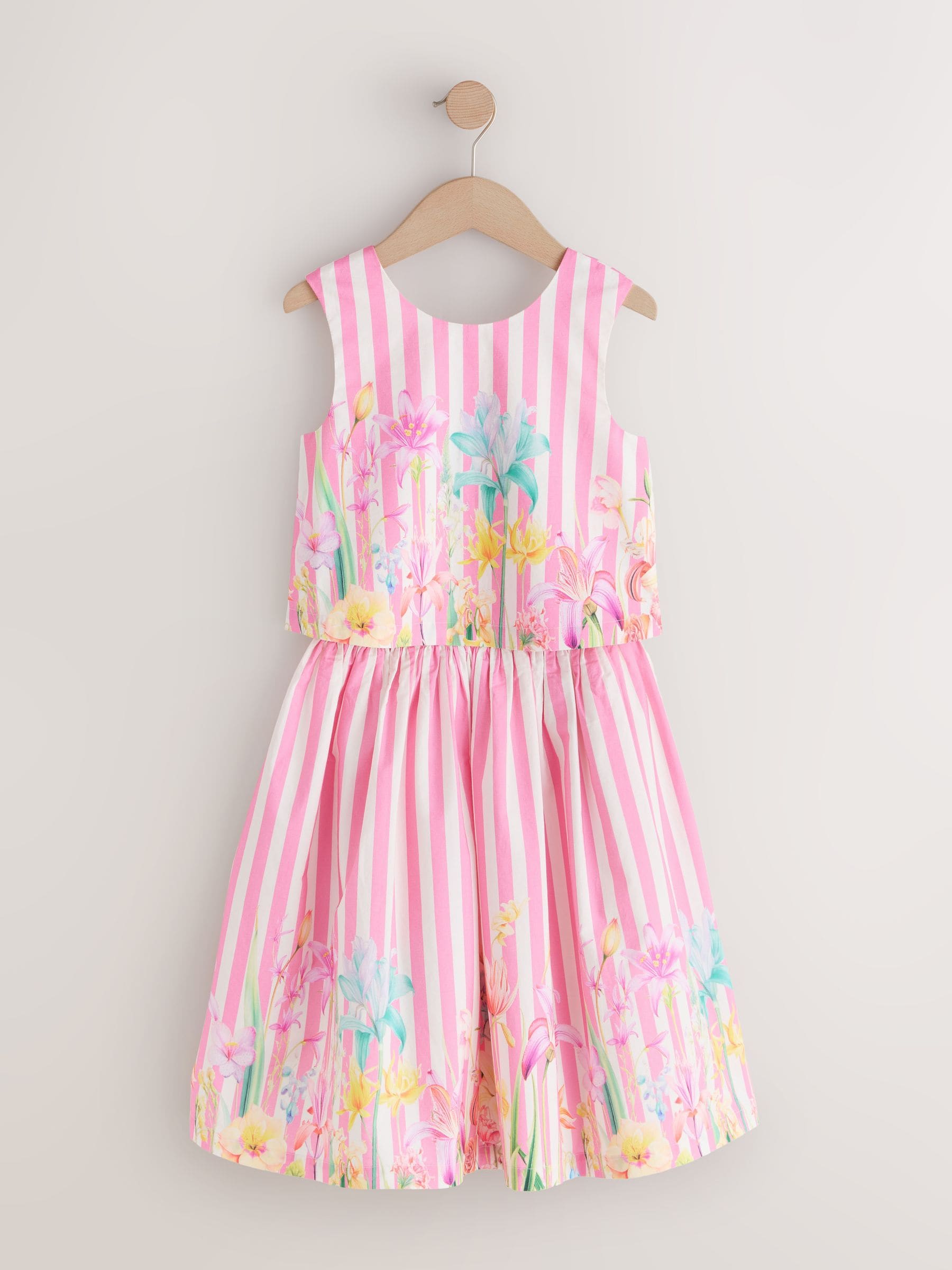 Buy Pink Floral Blouse and Skirt Set (3-16yrs) from Next USA