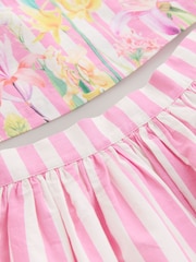 Pink Floral Blouse and Skirt Set (3-16yrs) - Image 7 of 8