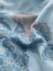 Mid Blue Floral National Trust x Next Denim T-Shirt Dress - Image 9 of 10