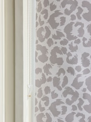 Natural Ready Made Blackout Bathroom Kitchen Roller Leopard Print Blinds - Image 5 of 7