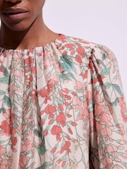 Mint Velvet Natural Floral Print Tops - Image 4 of 7