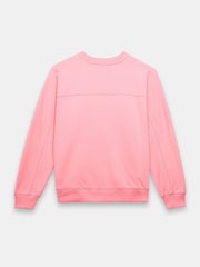 Mint Velvet Pink Graphic Print Motif Sweatshirt - Image 7 of 8