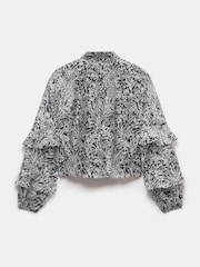 Mint Velvet Blue Floral Print Blouse - Image 8 of 8