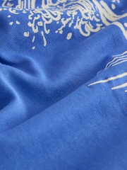 Cobalt Blue Graphic Nightie - Image 9 of 9