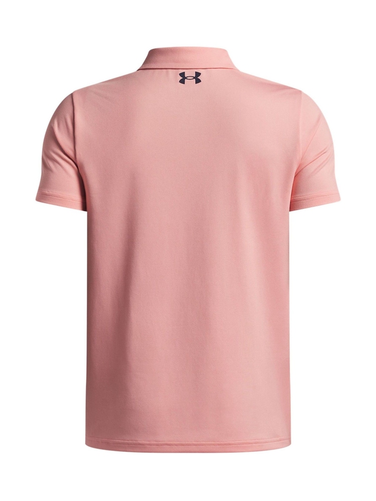 Under Armour Pink/Navy Matchplay Polo Shirt - Image 2 of 3