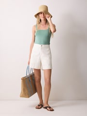 Jigsaw Green Square Neck Layering Tank - Image 3 of 5