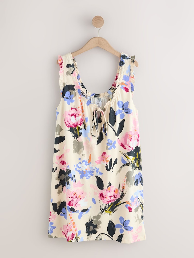 Cream Floral Slip Jersey - Image 1 of 3