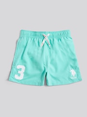 U.S. Polo Assn. Blue Boys Player 3 Swim Shorts - Image 1 of 4