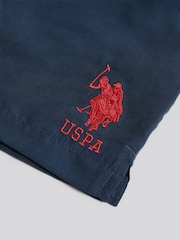 U.S. Polo Assn. Light Blue Boys Player 3 Swim Shorts - Image 8 of 8
