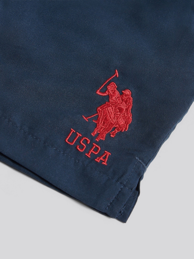 U.S. Polo Assn. Light Blue Boys Player 3 Swim Shorts - Image 8 of 8