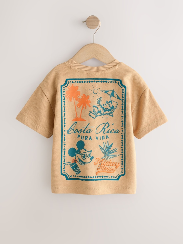 Marrone chiaro  - T Shirt Maniche corte di Topolino (3mesi-8anni) - Immagine 1 di 4