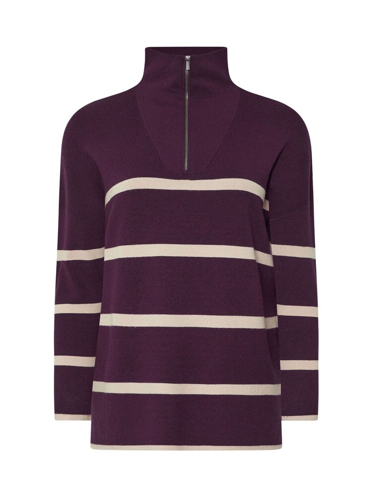 Evans Stripe Zip Detail Jumper - Image 3 of 3