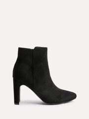 Linzi Black Glance Block Heel Ankle Boots - Image 2 of 5