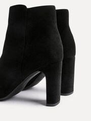 Linzi Black Glance Block Heel Ankle Boots - Image 5 of 5