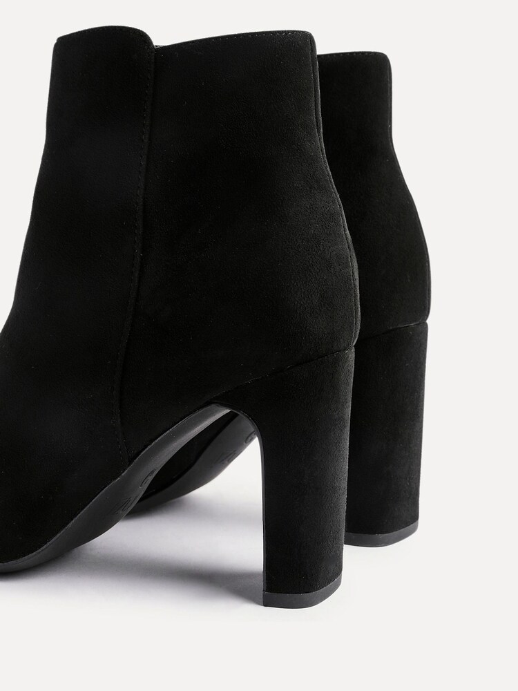 Linzi Black Glance Block Heel Ankle Boots - Image 5 of 5