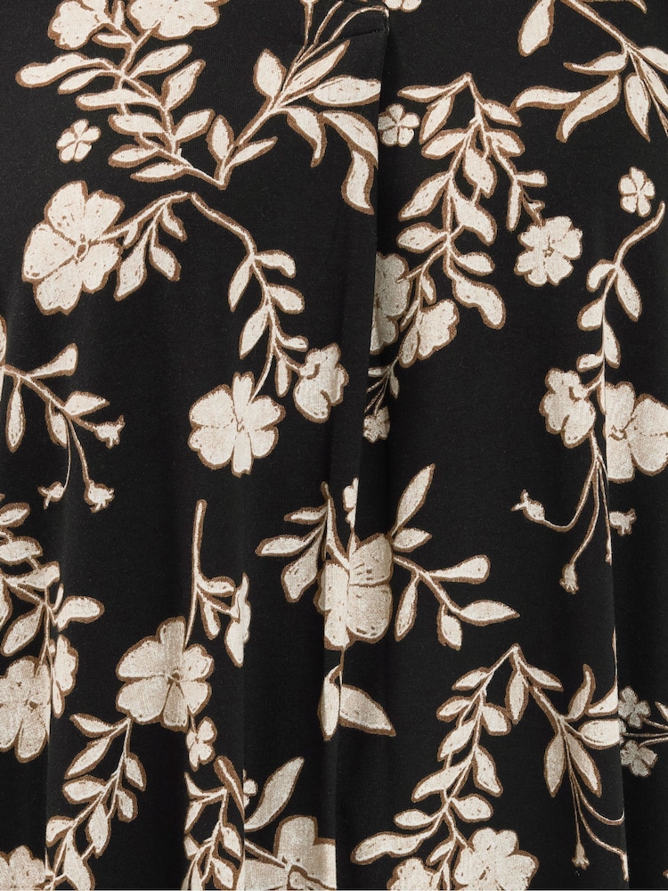 Evans Cream Pleated Swing Blouse - Image 5 of 5