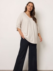 Evans Turn Back Sleeve Ribbed Jumper - Image 3 of 5