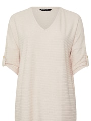 Evans Turn Back Sleeve Ribbed Jumper - Image 5 of 5