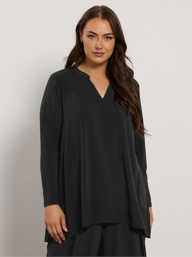 Evans Chiffon Hem Top - Image 1 of 5