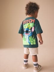 Dark Teal Lilo & Stitch Short Sleeve T-Shirt (3mths-8yrs) - Image 3 of 4