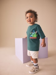 Dark Teal Lilo & Stitch Short Sleeve T-Shirt (3mths-8yrs) - Image 4 of 4