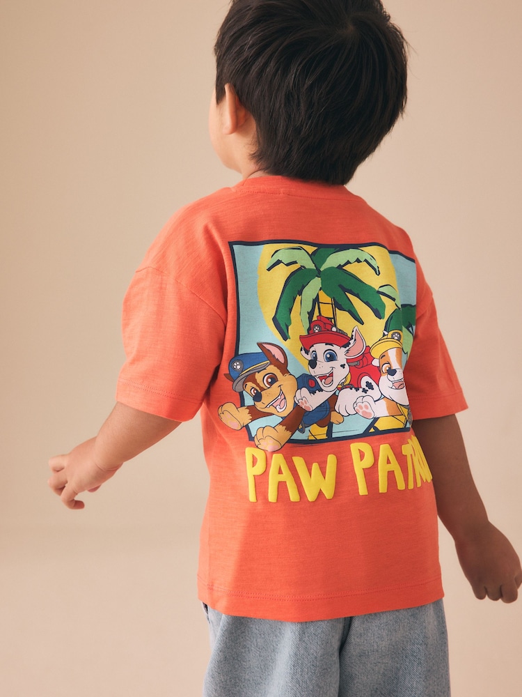 Coral/Tan Paw Patrol Short Sleeve T-Shirt (9mths-8yrs) - Image 1 of 3
