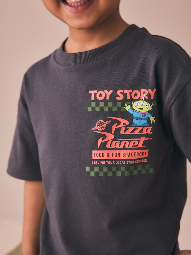 Charcoal Grey Toy Story Short Sleeve T-Shirt (3mths-8yrs) - Image 2 of 9