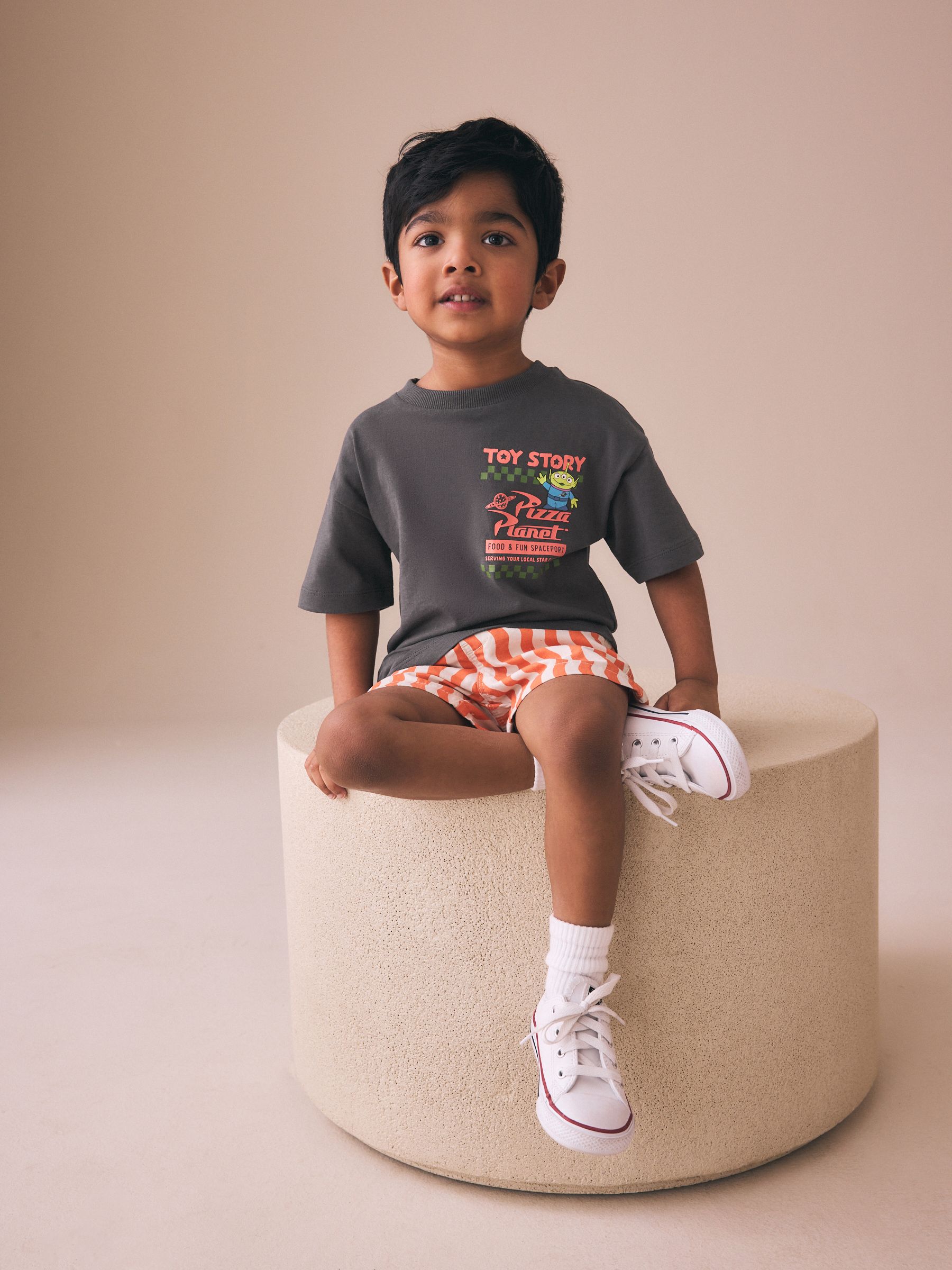 Buy Charcoal Grey Toy Story Short Sleeve T-Shirt (3mths-8yrs) from