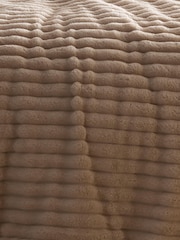 Appletree Natural Morritz Faux Fur Duvet Cover Set - Image 3 of 3