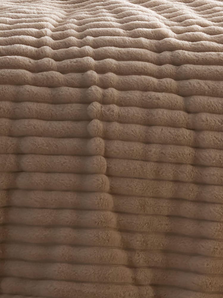 Appletree Natural Morritz Faux Fur Duvet Cover Set - Image 3 of 3